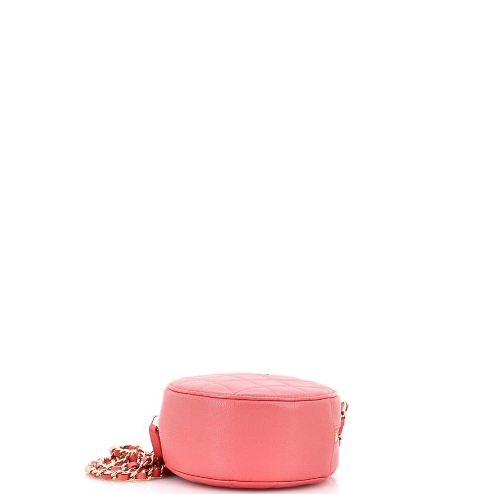 Chanel Round Clutch With Chain Quilted #241959C28B - Picture 5 of 7